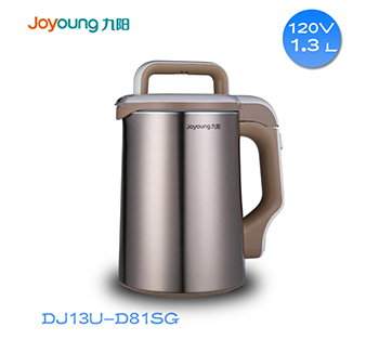 九陽(yáng)110V伏出國(guó)專用多功能豆?jié){機(jī)DJ13U-D81SG