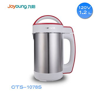 九陽(yáng)正品多功能不銹鋼果汁/米糊出國(guó)專用110V豆?jié){機(jī)CTS-1078S